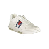 Tommy Hilfiger White Leather Men Sneaker
